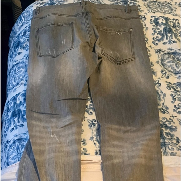 DSquared2 Grey Skinny Jeans - Picture 4 of 9